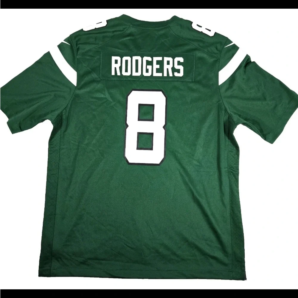 Women’s Nike Engineered NFL New York Jets Aaron Rodgers #8 Jersey XL Green NWT